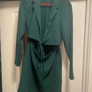 Abercrombie & Fitch Wrap-Front cut out Women's Dress